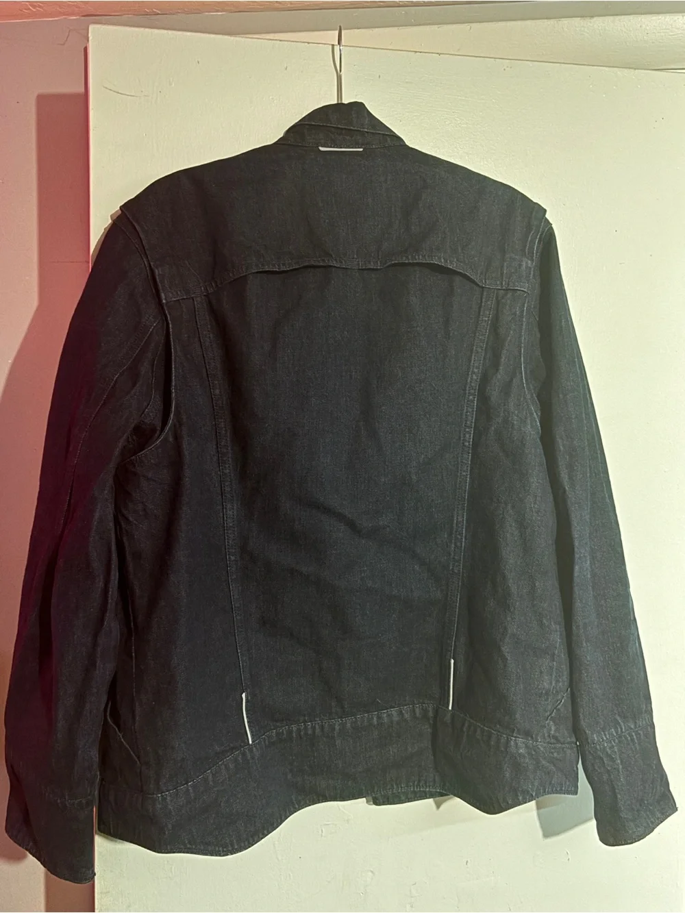 Levi's Men's Dark Indigo Denim Trucket Jacquard. Size L - Picture 9 of 9